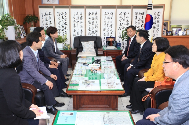 중국 센닝시 공무원 교류단 방문