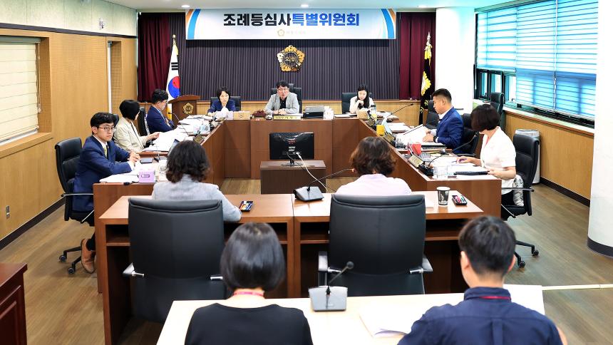 조례등심사특별위원회 제2차 회의
