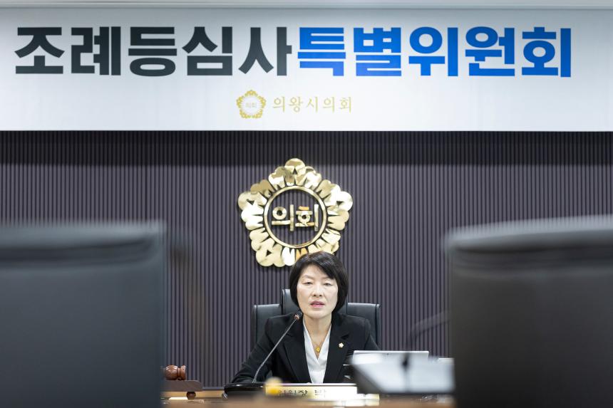 조례등심사특별위원회 제3차 회의