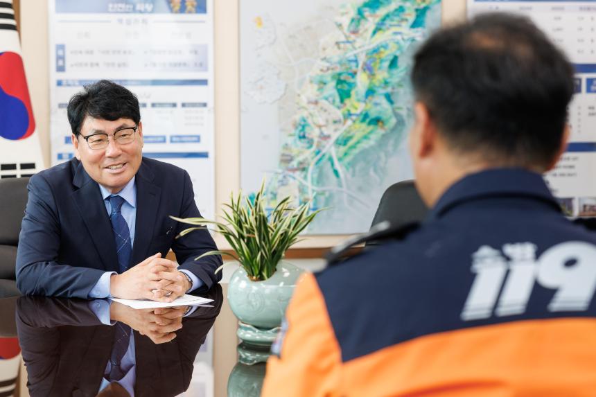 유관기관(의왕소방서) 방문